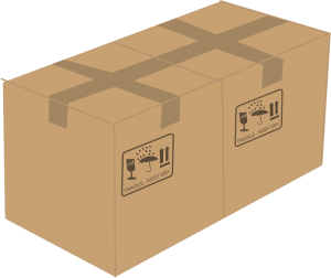 Moving boxes used by intrastate movers Dallas